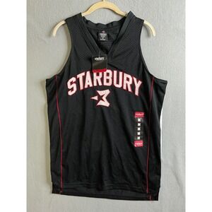 Starbury Jersey Men's Medium Basketball Jersey Sleeveless Number 3 Black Red NWT